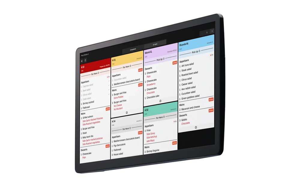 Square Kitchen Display System 15.6 inch touchscreen